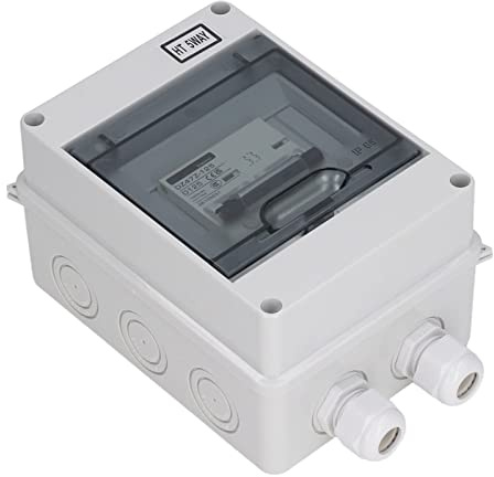 Interrupteur Sectionneur DC Solaire 2P 125A 1000V, Étanche IP65, pour Panneaux Solaires, 6-12mm Diamètre Fil
