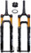 AADDFDD Fourche à Suspension pour VTT 27,5 Pouces, débattement de 120 mm, Tube Conique 1-1/8, Frein à Disque, axe traversant 100 × 15 mm, Verrouillage Manuel à Distance