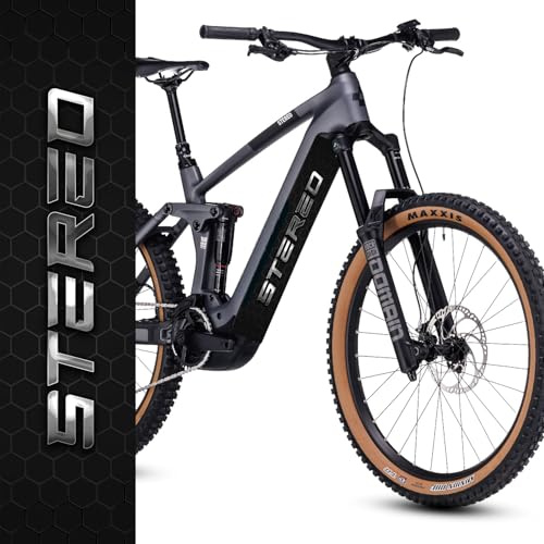 Sons of Battery STEREO HYBRID E-Bike Akkufolie zum Zuschneiden – Schutzfolie für Akkuabdeckung und Unterrohr, Grau, 48 × 12 cm