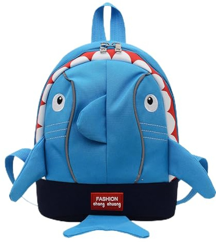 LUKIUP Kindergartenrucksack Dinosaurier, Kinderrucksack Jungen Orange, Kleiner Freund Rucksack, Dinosaurier Rucksack für Kita Kindergarten Jungen Ab 2-5 Jahren, 28x 22x10 cm