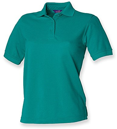 Henbury Womens Poly/Cotton Pique Polo Shirt