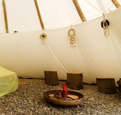 Ø 6m Innenzelt Liner Lining für EIN 6m Tipi Indianertipi Wigwam Innen Zelt