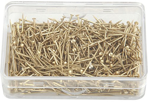 Milward Stecknadel, 16x0,65mm, gold, 25 g, 2112103, Farbe:gold, Hartkurzwaren 41122 1 pack