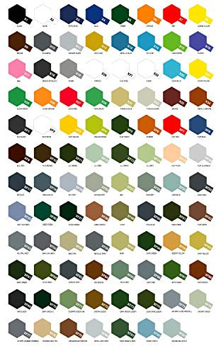 7 Botes de pintura acrílica Tam serie X- XF (a elegir de la carta de colores)