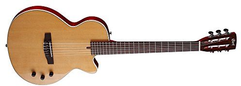 Cort B-001-0745-0 Elektroklassische Gitarre mit Saiten aus natürlichem Nylon