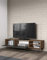 Symbiosis Aero, Tavolino porta tv, Noce e Ombra 165x40x43,5 cm