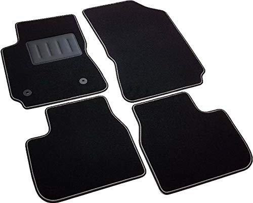 SPRINT04810 - Tappetini su Misura per Auto in Moquette Antiscivolo Compatibile con Citroen C4 Cactus dal 2014- Restyling dal 2018-