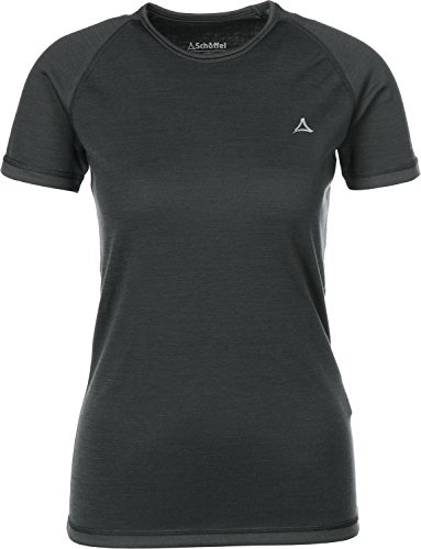 Schöffel Damen Merino Sport T-Shirt Kurzarm Unterhemd Funktionsunterhemd