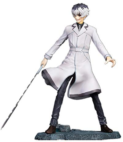 MFWJ Tokyo Ghoul Handgefertigte, Sasaki Fei Shi, zweidimensionales handgefertigtes Modell etwa 22cm hohe PVC-Material verpackt