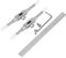 Camera Lens Spanner, Stainless Steel 10-130mm Professional Lens Repair Tool Set with 1 Wrench, 2 Hex Screw