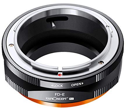K&F Concept Objektivadapter P-Serie KF-FDE.P (Canon FD Mount Lens to Sony E-Mount Convert) with Aperture Ring