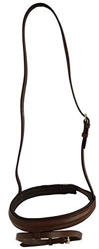 A&M Reitsport Englisches Reithalfter aus Leder weich gepolstert Braun, Größe:Vollblut