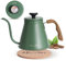 Harriet Gooseneck Kettle, 37oz Pour Over Kettle Stove Top, Coffee kettle with Thermometer, Stainless Steel Kettle with 3-Layer Base, Anti-Hot Handle, for Drip Coffee & Tea