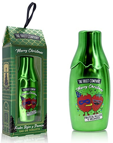THE FRUIT COMPANY Colonia Eau de Toilette FRUTOS ROJOS Y PEONÍA 40 ml Fragancia Origen ESPAÑA Para Mujeres Edición Christmas, 1 item