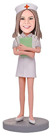 mydedor Personalisierte Krankenschwester Bobble-Heads Figur - Handgefertigte Skulptur als Geschenk für Frauen