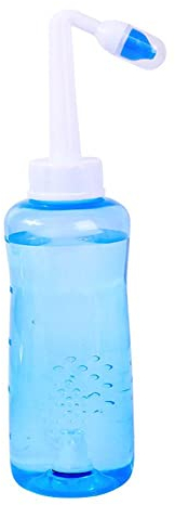 WAITLOVER 500ML Irrigatore Nasale Bottiglia di Risciacquo Nasale Lavaggio Nasale Neti Rinite Allergica Bambini Naso Pot Evitare K5H4 Cleaner Adulti Protector
