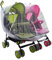 TCNGKIJIUK Moskitonetz Zwillingskinderwagen Universal Anti-Mücken Netz Babywagen Sommer Moskitoschutz Extra Groß Mückennetz Reißfest Insektennetz Zwillingsbuggy Insektenschutz Babywanne Outdoor Weiß