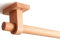 Gardinenstangen-Set aus Holz Für Windows, 29mm Durchmesser Dekorativ Vorhangstange Mit 2 Halterung Und Schrauben Schwerlast Einzel Gardinenstangen Für Schlafzimmer Küche Fenster Tür-A-140CM