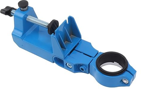 Soporte para Taladro de Banco, Soporte para Taladro Manual de Aleación de Aluminio Portátil de 360 grados, Resistente a la Intemperie para Banco de Trabajo