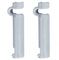 Lot de 2 clips de panier inférieur pour lave-vaisselle Beko 1781880200