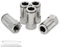 Bwintech 5 Pcs 8mm Tubes OD x 1/4 BSP filetage femelle droit en laiton nickelé Raccord pneumatique à verrouillage poussé