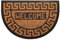 PARADISE STAR Coir Door Mat Welcome Modern Designs Mats Natural Coir Non-Slip Indoor Outdoor 40cm x 60cm (Semi Circle Welcome)