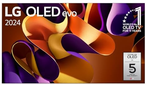 LG OLED55G48LW TV 55 (139 cm) OLED evo Fernseher (α11 4K AI-Prozessor, webOS 24, Dolby Vision, bis zu 120Hz) [Modelljahr 2024]