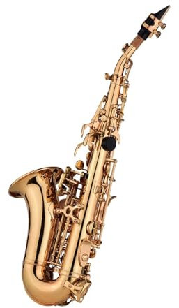 Saxophon Mini Bb Diskant Saxophon Sax Messing Material Goldlack Oberfläche Mit Etui Handschuhe Stoffbürste Schilf Gurt