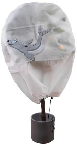 Winterpflanzenabdeckungen – Pflanzenabdeckungen Frostschutz, wiederverwendbarer Frostschutz, keine Pflanzen mit Kordelzug, Frosttuch, Pflanzenschutz, für Outdoor-Pflanzen, Obstbäume (80 x 100 cm)