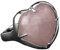 DyLyz Anelli in pietra di quarzo rosa con cuore boho intarsi vintage a mano anello chakra pietra preziosa naturale anello con pietra portafortuna anelli regolabili per feste e vacanze