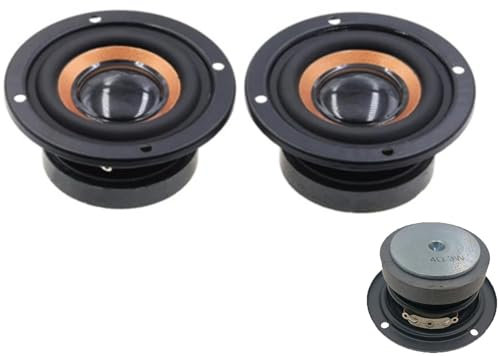 Woofer di ricambio audio, 1 paio di altoparlanti audio di ricambio da 5 cm, per lavoro e intrattenimento, sinistro e destro, per ascoltare musica