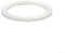 Yuanpgky Guarnizione di ricambio in silicone per caffettiera espresso e moka, 1-12 tazze, colore bianco (3 tazze)