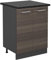 Vicco Küchenunterschrank R-Line, Küchenkommode, Edelgrau, 60 cm, AP Anthrazit