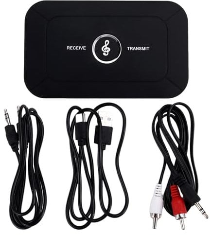 Cpolebev Bluetooth 5.3 Audio Receiver Stereo 3.5mm AUX Jack USB Dongle Music Wireless Adapter for Car PC TV Headphone