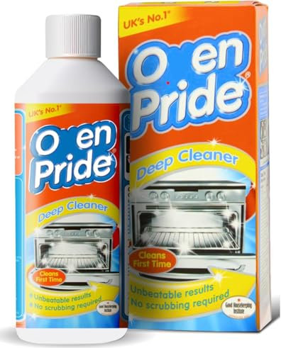 Oven-Pride Oven Cleaner - 500ml Complete Oven Cleaning Kit with Safety Gloves & Cleaning Bag - Cleans First Time - Oven Cleaner Heavy Duty - Degreases Oven Without Scrubbing