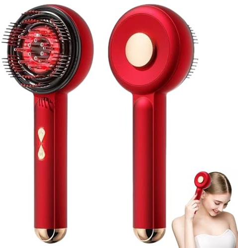 HIULLEN Kopfmassagegerät Elektrisch, 2 in 1 Kopfhaut Massagebürste Elektrisch, Elektrischs Scalp Massager, Kopfhautmassagebürste für Kopf Kopfhaut Massage Haarpflege