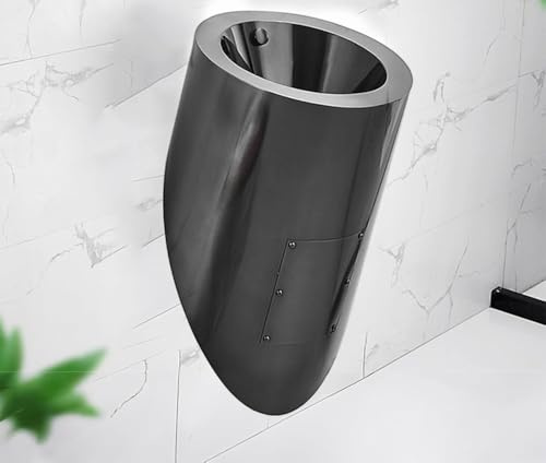 WDWDW Orinatoio da Parete per Bagno Maschile, in Acciaio Inox, pubblico, WC con sensore Automatico, induzione Commerciale