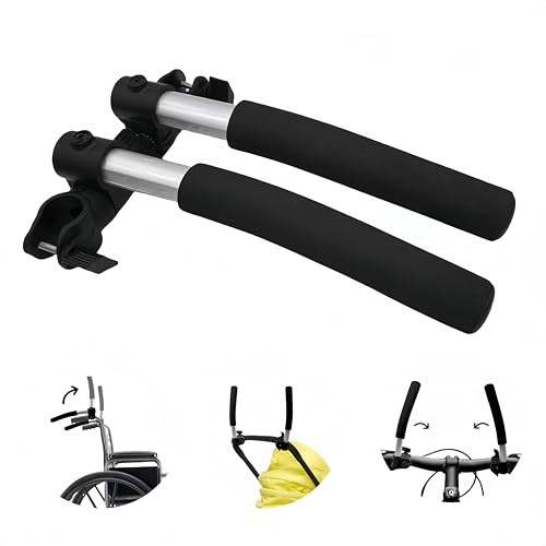 2er-Pack Rollstuhlgriffverlängerungen, Universell Verstellbare Kinderwagen-Verlängerung, Lenkerverlängerung For Rollstuhl Und Heimtrainer