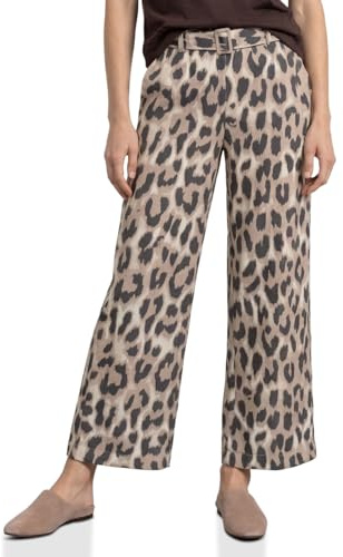 Street One Damen Wide Leg Leo Hose 3818557