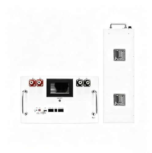 Sistema di Accumulo 14,3-16,4kWh, Kit Batteria LiFePO4 51,2V 280Ah/314Ah/320Ah Senza Celle, BMS 200A Integrato, Compatibile con Inverter Solari, Casa Mobile, Emergenza
