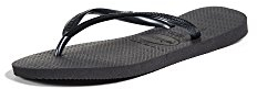 Havaianas Women's Slim Flip Flop Black, 4.5/5 UK