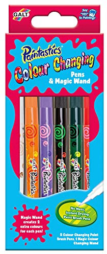 Galt Toys, Paintastics - 5 Colour Changing Pens Plus Magic Wand, Ages 6 Years Plus