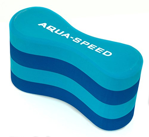 Aqua Speed Pull Buoy Schwimmhilfe Kinder & Erwachsene I Schwimmtraining I Auftriebshilfe Schwimmen I Pullbuoy Swimming I Trainingshilfe I Training I Pool I 4 Schichten I Eva-Schaum
