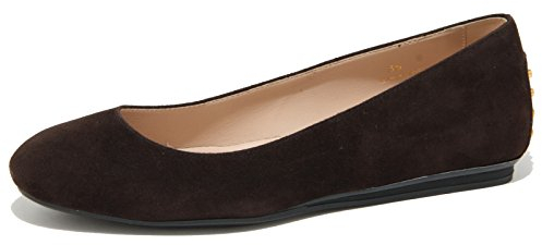 Tod's 0476O Ballerina Marrone Scarpe Ballerine Donna Shoes Women [35]