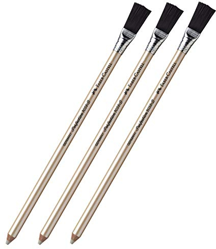Faber-Castell Radierstift Perfection (3X 7058B mit Bürste)