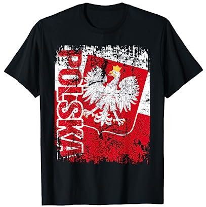 POLOGNE POLSKA Drapeau | Hommes Femmes Enfants POLOGNE T-Shirt