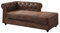 Vente-unique-Chesterfield-Recamiere rechtsseitig - Microfaser - Vintage-Leder-Look - SHIREL