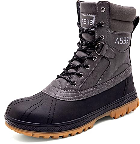 BLBK Herren springerstiefel Military Stiefel Wüste Armee Combat Patrol Tactical Einsatzstiefel mit Reissverschluss Leder Jungle Army Stiefel  Wandern Bergsteigen Offroad Angeln Jagen