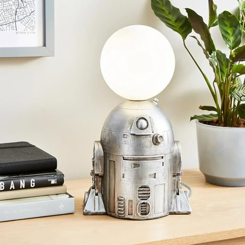 Bloomingtons Direct Star Wars R2-D2 Table Lamp for Kids Bedroom Bed Side Table Desk Lamp 3D Rocket Table Lamp