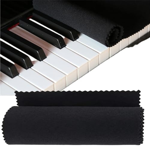 Cubierta para Teclado de Piano, Paño para Cubrir Teclado de Piano,Paño Protector para Teclado Piano,Paño Antipolvo para Teclado,Funda para Teclado Piano,Funda para Piano Teclado Protector Dirt-proof